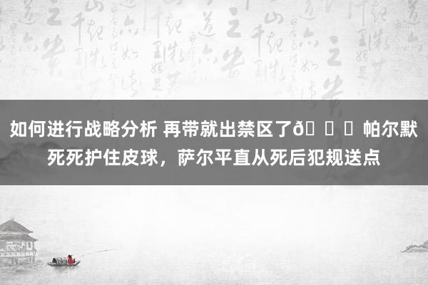 如何进行战略分析 再带就出禁区了😂帕尔默死死护住皮球，萨尔平直从死后犯规送点