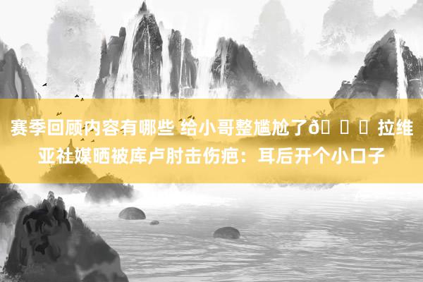 赛季回顾内容有哪些 给小哥整尴尬了😅拉维亚社媒晒被库卢肘击伤疤：耳后开个小口子